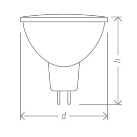 Лампа светодиодная 94 255 NLL-MR16-3-230-3K-GU5.3 3Вт 3000К тепл. бел. GU5.3 225лм 220-240В Navigator 94255