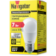 Лампа светодиодная 94 469 NLL-G45-7-230-4K-E27 7Вт шар 4000К нейтр. бел. E27 560лм 176-264В Navigator 94469