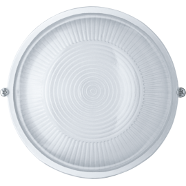 Светильник ЛОН 94 802 NBL-R1-60-E27/WH 1х60Вт E27 IP54 (аналог НПБ 1301 бел. круг 60Вт) Navigator 94802