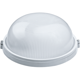 Светильник ЛОН 94 806 NBL-R1-100-E27/WH 1х100Вт E27 IP54 (аналог НПБ 1101 бел. круг 100Вт) Navigator 94806