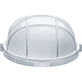 Светильник ЛОН 94 807 NBL-R2-100-E27/WH 1х100Вт E27 IP54 (аналог НПБ 1102 бел. круг с решеткой 100Вт) Navigator 94807