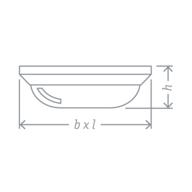 Светильник светодиодный 94 822 NBL-PO1-8-4K-WH-IP65-LED 8Вт 4000К IP65 700лм ЖКХ поликарбонат овал бел. (аналог НПП) Navigator 94822