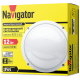Светильник светодиодный 94 826 NBL-R1-12-4K-WH-IP65-LED 12Вт 4000К IP65 960лм ЖКХ круг алюм. бел. (аналог НПП 1101) Navigator 94826