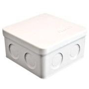 Коробка распределительная ОП 105х105х56мм IP54 7 выходов без гермовводов крышка защелкивающаяся бел. Epplast 105031