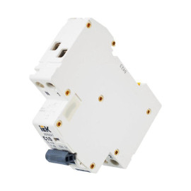 Выключатель автоматический дифференциального тока 2п (1P+N) C 10А 30мА тип A АВДТ B06S 18мм ARMAT IEK AR-B06S-1N-C10A030