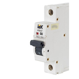 Выключатель автоматический модульный 1п C 6А M06N ARMAT IEK AR-M06N-1-C006