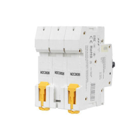 Выключатель автоматический модульный 3п C 6А M06N ARMAT IEK AR-M06N-3-C006