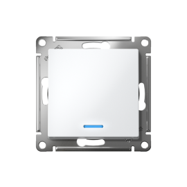 Выключатель 1-кл. СП AtlasDesign 10А IP20 (сх. 1а) 10AX с подсветкой механизм бел. SE ATN000113