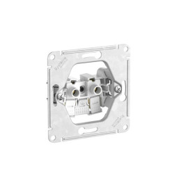 Розетка AtlasDesign 16А без заземл. без шторок быстрозажим. клем. механизм бел. SE ATN000141S