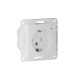 Розетка AtlasDesign Smart 16А L+N с заземл. защ. шторки Zigbee механизм бел. SE ATN000145Z