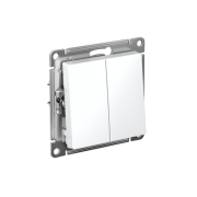 Выключатель 2-кл. СП AtlasDesign 10А IP20 (сх. 5) 10AX механизм бел. SE ATN000151