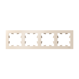 Рамка 4-м AtlasDesign универс. беж. SE ATN000204