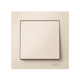 Выключатель 1-кл. СП AtlasDesign 10А IP20 (сх. 1) 10AX в сборе беж. SE ATN000212