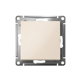 Выключатель 1-кл. СП AtlasDesign 10А IP20 (сх. 1) 10AX с самовозвратом механизм беж. SE ATN000215