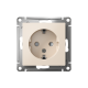 Розетка 1-м СП AtlasDesign 16А IP20 с заземл. защ. шторки механизм беж. SE ATN000245
