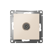 Розетка телевизионная проходная TV AtlasDesign 4дБ механизм беж. SE ATN000292