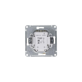 Выключатель 2-кл. СП AtlasDesign 10А IP20 (сх. 5а) 10AX с подсветкой механизм алюм. SE ATN000353