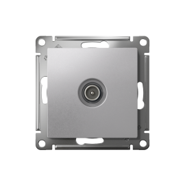 Розетка телевизионная оконечная TV AtlasDesign 1дБ механизм алюм. SE ATN000391