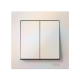Выключатель 2-кл. СП AtlasDesign 10А IP20 (сх. 5) 10AX в сборе жемчуж. SE ATN000452