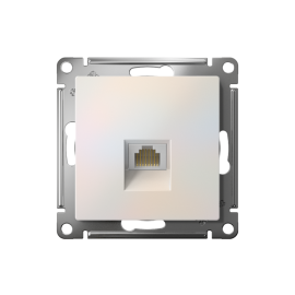 Розетка компьютерная AtlasDesign RJ45 кат.5E механизм жемчуж. SE ATN000483