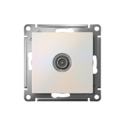 Розетка телевизионная оконечная TV AtlasDesign 1дБ механизм жемчуж. SE ATN000491