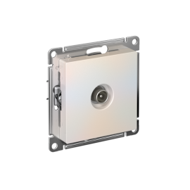 Розетка телевизионная оконечная TV AtlasDesign 1дБ механизм жемчуж. SE ATN000491