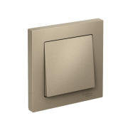 Выключатель 1-кл. СП AtlasDesign 10А IP20 (сх. 1) 10AX в сборе шампань SE ATN000512