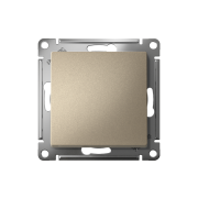 Выключатель 1-кл. СП AtlasDesign 10А IP20 (сх. 1) 10AX с самовозвратом механизм шампань SE ATN000515