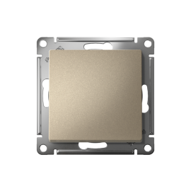 Переключатель проходной 1-кл. СП AtlasDesign 10А IP20 (сх. 6) 10AX механизм шампань SE ATN000561