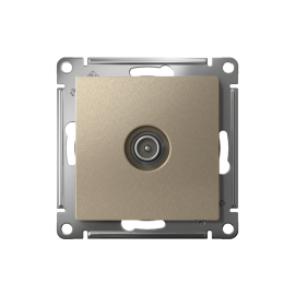 Розетка телевизионная TV AtlasDesign коннектор механизм шампань SE ATN000593