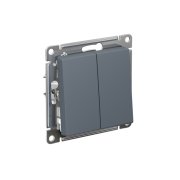 Выключатель 2-кл. СП AtlasDesign 10А IP20 (сх. 5) 10AX механизм грифель SE ATN000751