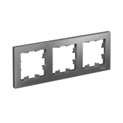 Рамка 3-м AtlasDesign универс. сталь SE ATN000903