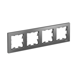 Рамка 4-м AtlasDesign универс. сталь SE ATN000904