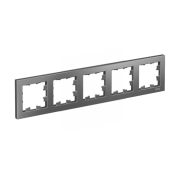 Рамка 5-м AtlasDesign универс. сталь SE ATN000905