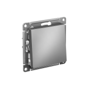 Выключатель 1-кл. СП AtlasDesign 10А IP20 (сх. 1) 10AX механизм сталь SE ATN000911