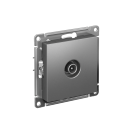 Розетка телевизионная TV AtlasDesign коннектор механизм сталь SE ATN000993