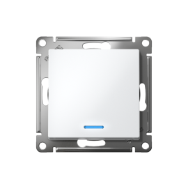 Выключатель 1-кл. AtlasDesign (сх. 1а) 10AX с подсветкой механизм лотос SE ATN001313