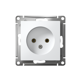 Розетка AtlasDesign 16А без заземл. без шторок механизм лотос SE ATN001341