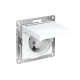 Розетка AtlasDesign 16А IP20 с заземл. защ. шторки с крышкой механизм лотос SE ATN001346