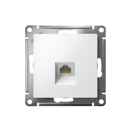 Розетка компьютерная AtlasDesign RJ45 кат.5E механизм лотос SE ATN001383