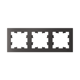 Рамка 3-м AtlasDesign универс. базальт SE ATN001403