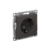 Розетка AtlasDesign 16А с заземл. механизм базальт SE ATN001443