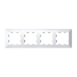 Рамка 4-м AtlasDesign Air бел./дым. бел. SE ATN220104