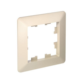 Рамка 1-м AtlasDesign Air беж./дым. бел. SE ATN220201