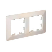 Рамка 2-м AtlasDesign Air жемчуж./дым. бел. SE ATN220402