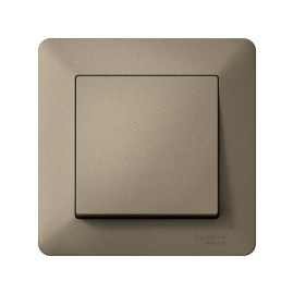 Рамка 1-м AtlasDesign Air шампань/дым. черн. SE ATN220501