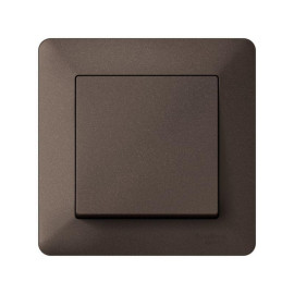 Рамка 1-м AtlasDesign Air мокко/дым. черн. SE ATN220601