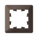 Рамка 1-м AtlasDesign Air мокко/дым. черн. SE ATN220601