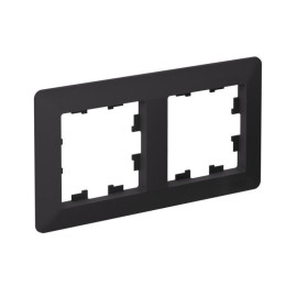 Рамка 2-м AtlasDesign Air карбон/дым. черн. SE ATN221002