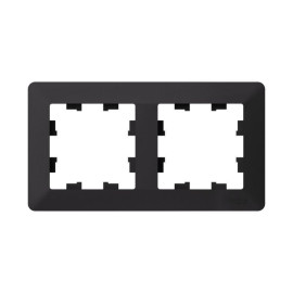 Рамка 2-м AtlasDesign Air карбон/дым. черн. SE ATN221002